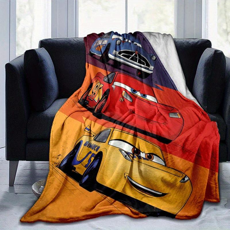 

1pc Cars Printing Blanket - Soft, All-Season Throw for Office Blanket, | Personalized Gift with Adorable Cartoon Design 80cmx120cm(31inx47in)