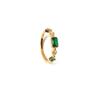 Les Bijoux Philosophy Simple Jewel Bluish Green Ring