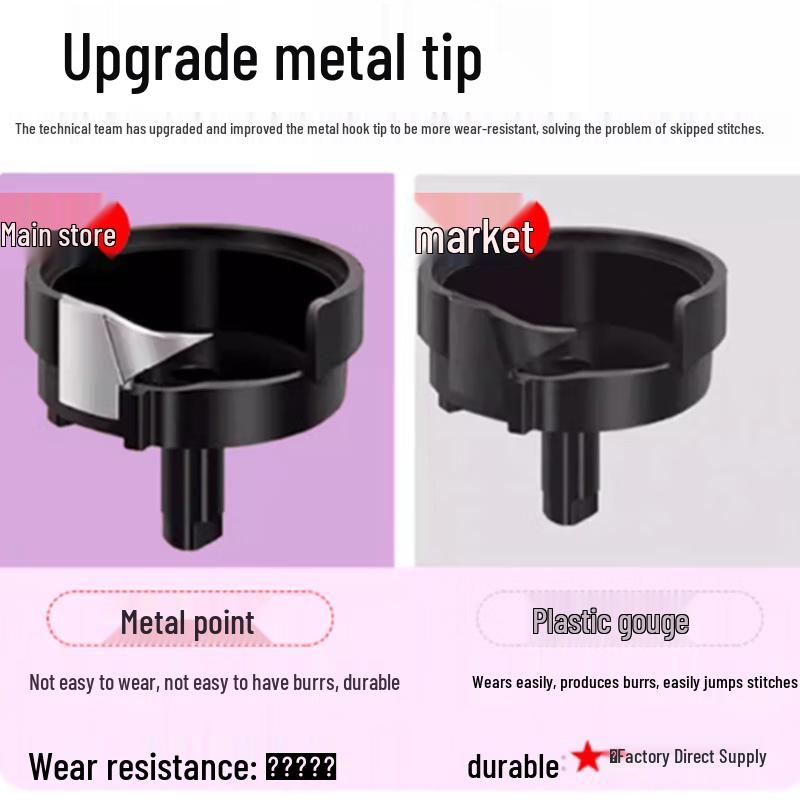 Compact Multifunctional Sewing Machine: Electric Overlock with Foot Pedal for Thick Fabrics and Garments