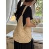 Hand-Woven Bag Mori Style Artistic Large Capacity Shoulder Underarm Bag Fashion Casual Seaside Vacation Style Beach Bag
