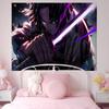Anime Demon Slayer Kochou Shinobu Cartoon Tapestry Wall Hanging Decoration Household Home Decor