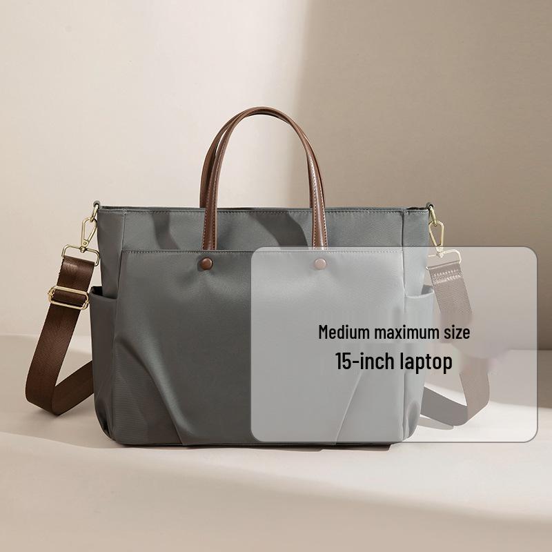 Damen Laptop Schultertasche - Große Kapazität 15,6" Aktentasche Tote
