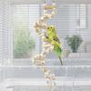 Wooden Parrots Perches Toys Sturdy Exercise Playstand Chew Toys Bird Cage Swing  Bird Training