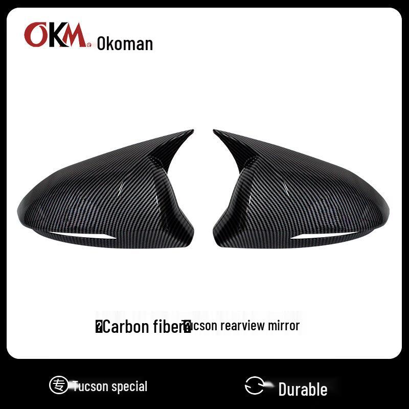 Hyundai Tucson 21- 23 Rearview Mirror L Shell Accessory Glossy Black