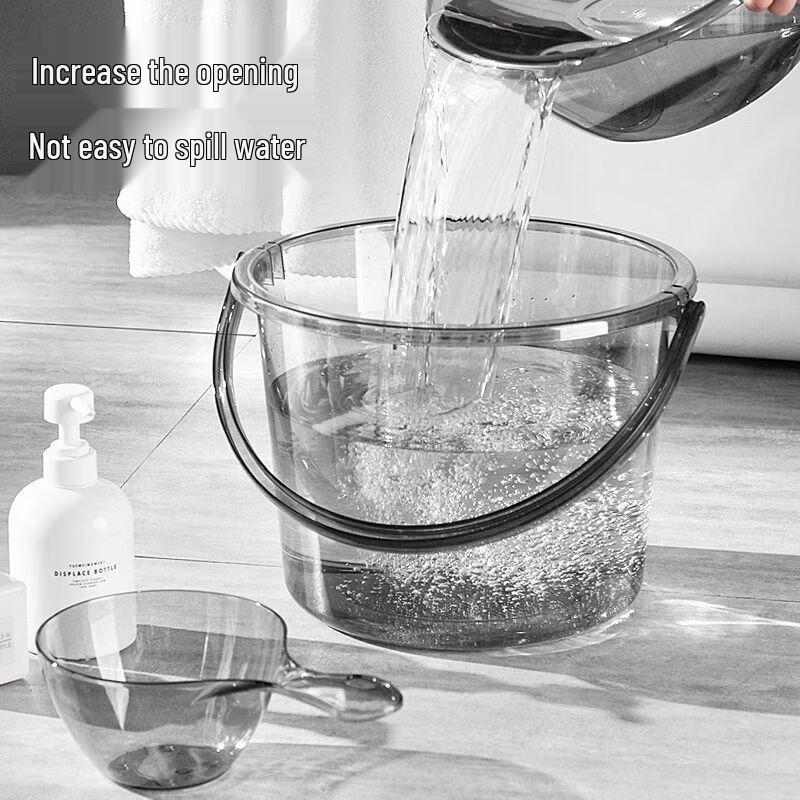 Thickened Plastic Storage Bucket and Basin Set