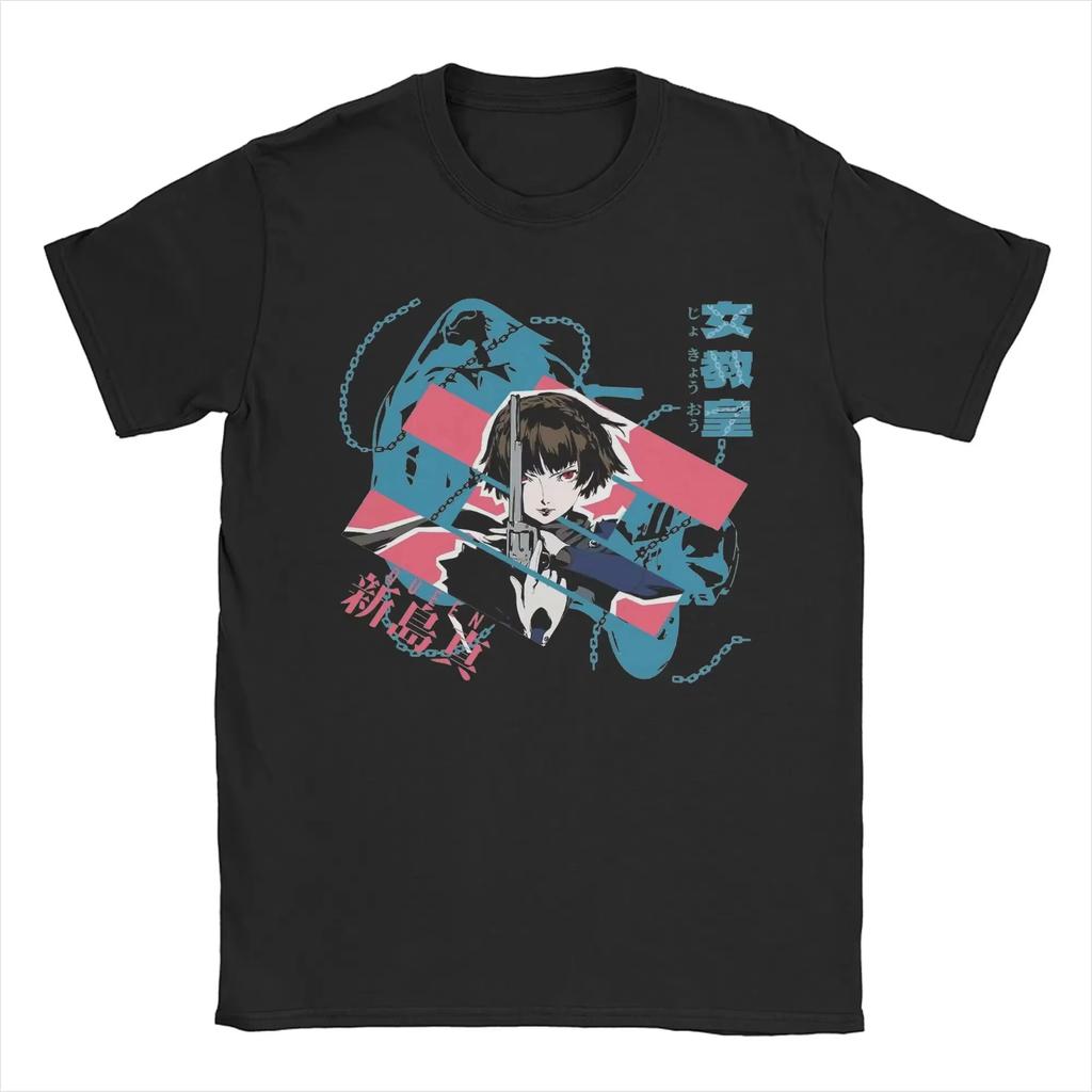 Classic Anime Character Printed T-shirts Summer Pure Cotton Men's and Women's T-shirts Short Sleeves Autumn and Winter Innerwear