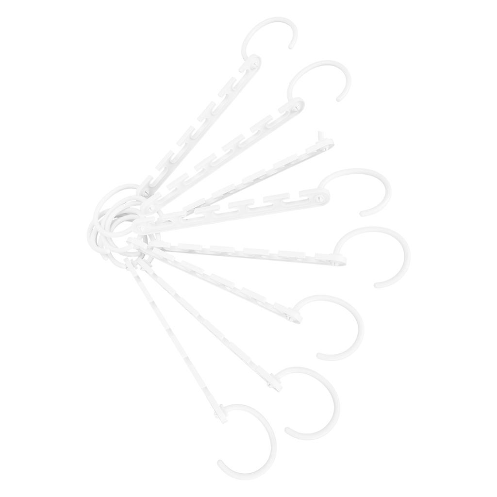 8 Buc Raft de Uscat Haine pentru Garderobă cu 5 Găuri Pliabil pentru Haine pentru Casă, Camera de Zi