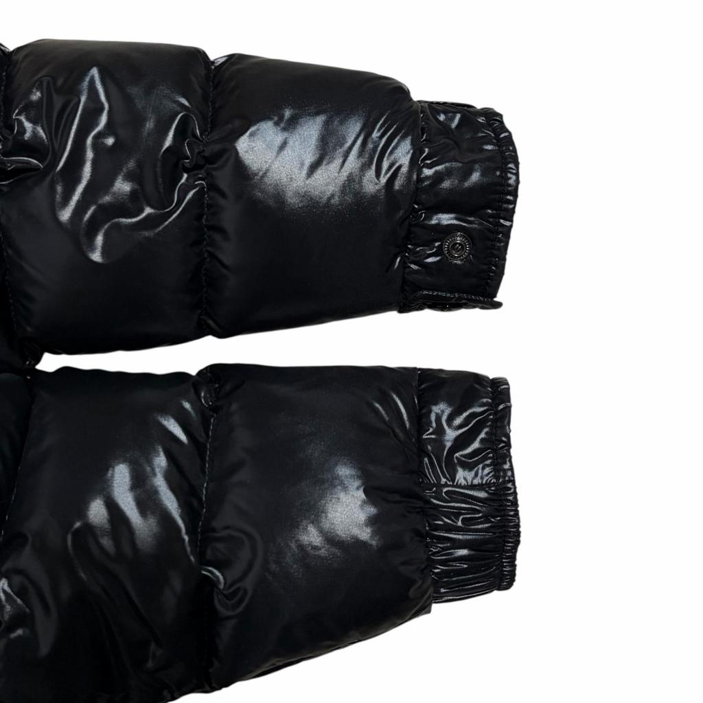 Used MONCLER MAYADown Jacket Shiny Black Nylon Mens