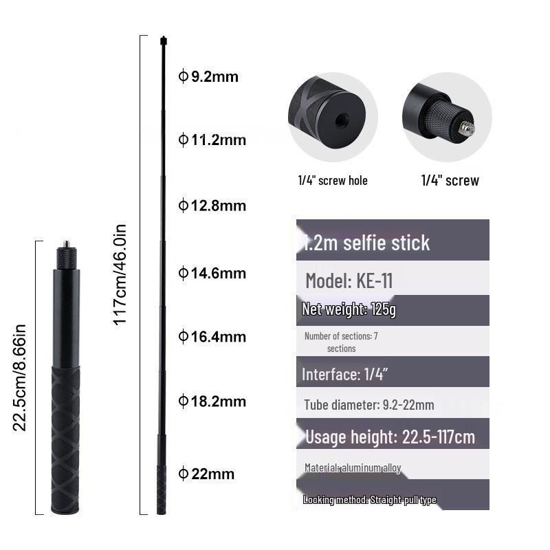 Insta360 Bullet Time Unsichtbarer Selfie-Stick & Drehgriff für DJI Osmo Action