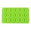 Reusable Biscuit Cake Molds Donut Dessert Baking Pan Silicone Mould 4cm 18-Cavity Mini Chocolate/ Donut Silicone Mold