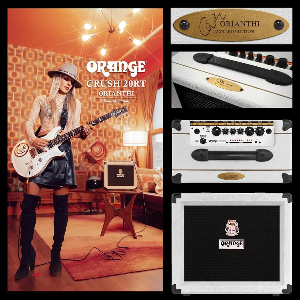 Orange Crush 20RT Orianthi Limited Edition Limited Edition 20 Watts, White