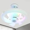 Ceiling Fan LED Lamp with E27 Base 3 Colors Dimmable/RGB Dimmable Chandelier Ceiling Fan Remote Ceiling Fan Light