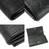 Gebrauchte GUCCI Geldbörse 244946 Guccisima Sima Leder schwarz schwarz Alltagsgebrauch