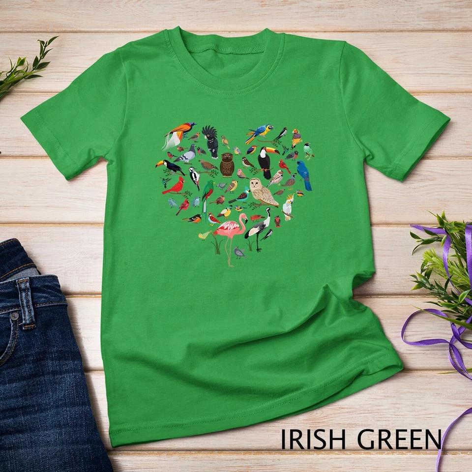 Bird Heart - Birding Bird Watching Birder Bird Watcher Unisex T-shirt 5 2XL