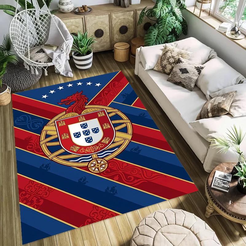 Royal Emblem Fabric carpet Living room and bedroom mats Doormat Art Christmas gifts Doormat