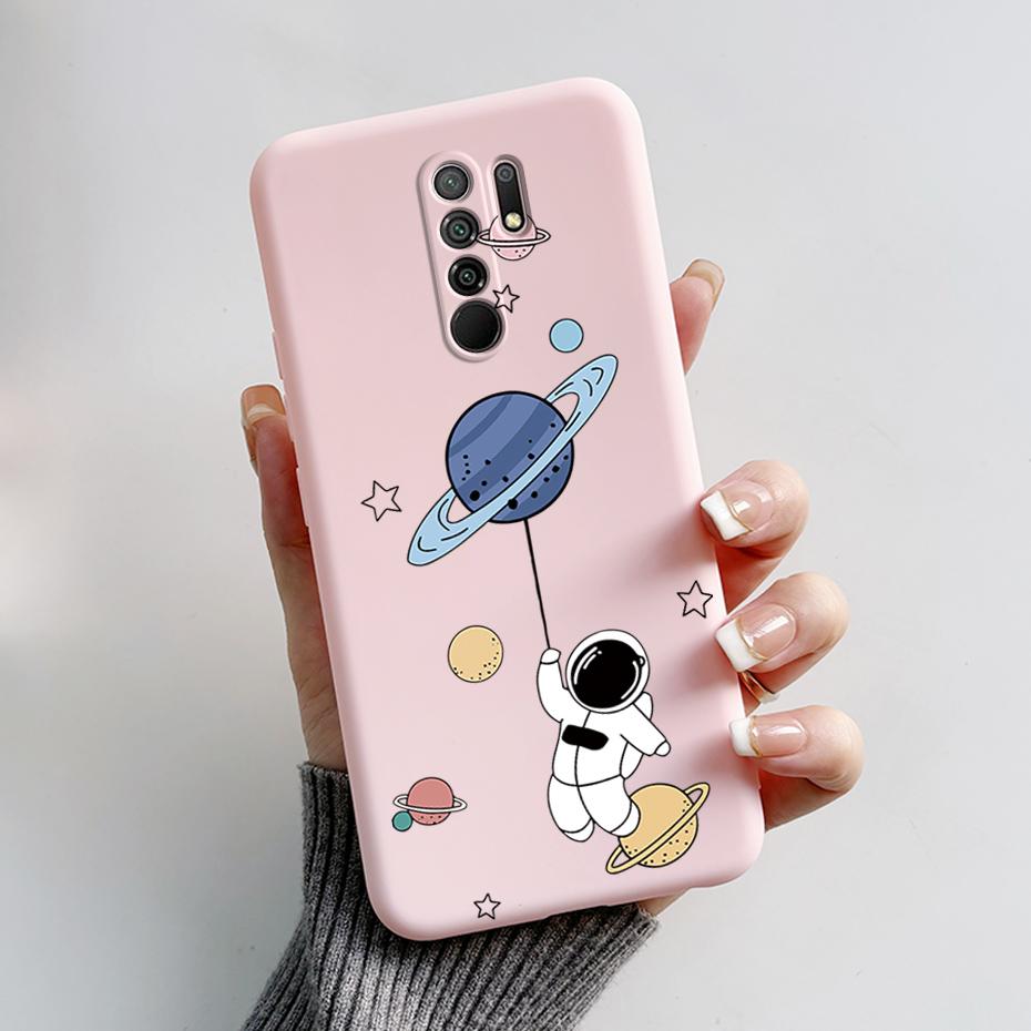 For Xiaomi Redmi 9 Cute Cartoon Cover For Xiaomi Poco M2 Reloaded Phone Coque For Xiaomi Redmi 9 Prime Soft Protective Covers