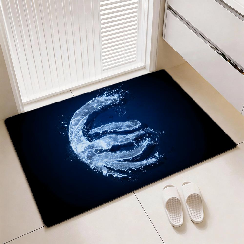 Avatar The Last Airbender Floor Mat Soft Thickened Flannel Door Mat Non-Slip Living Room Rug Home Decor
