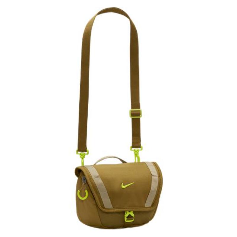 Nike Fabric One Shoulder Crossbody Fanny Pack Regular Unisex Olive Green Casual DJ9681-368