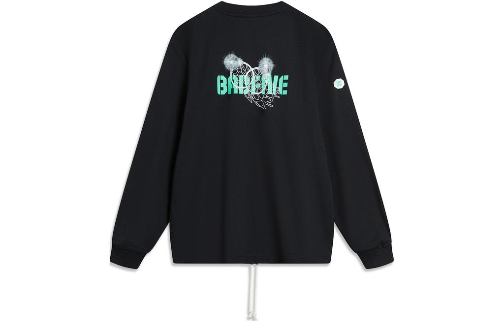Li Ning Badfive Sweatshirt Unisex Black AWDTC87-4