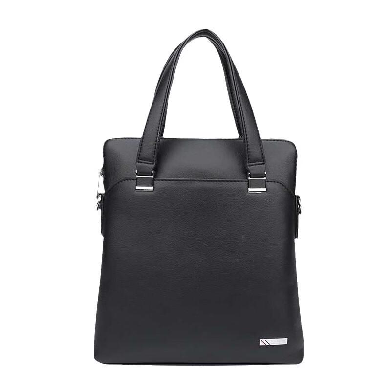 MDNG Men's Business Leather Laptop Briefcase