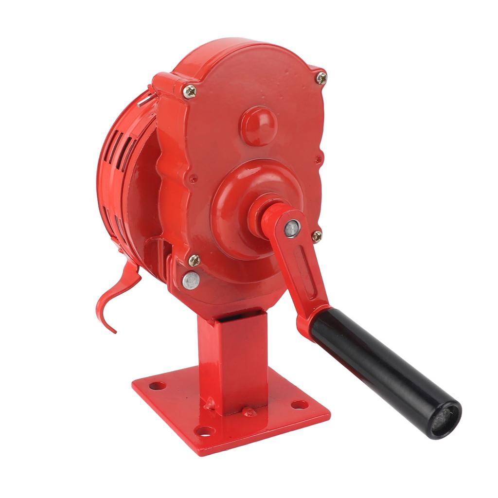 Hand Crank Siren Aluminium Alloy 110dB Loud Alarm Air Raid Tornado Siren Horns Alarm for Emergency