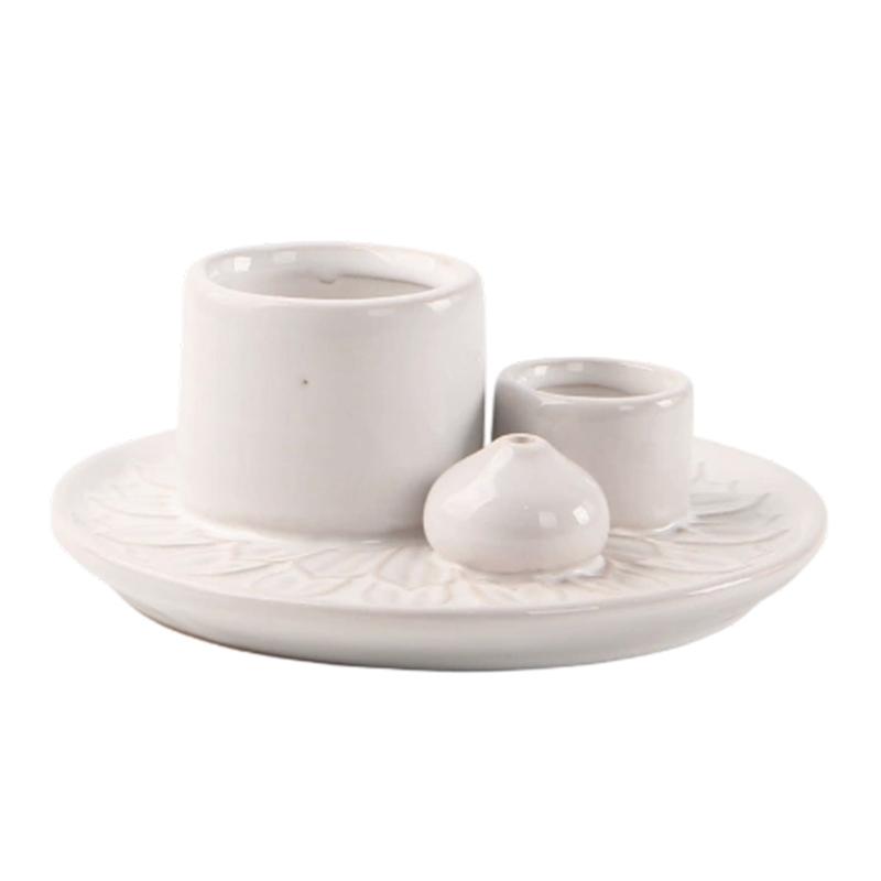 Multifunction Ceramics Incenses Holders for Stick Cones Sages Ashes Catchers Set