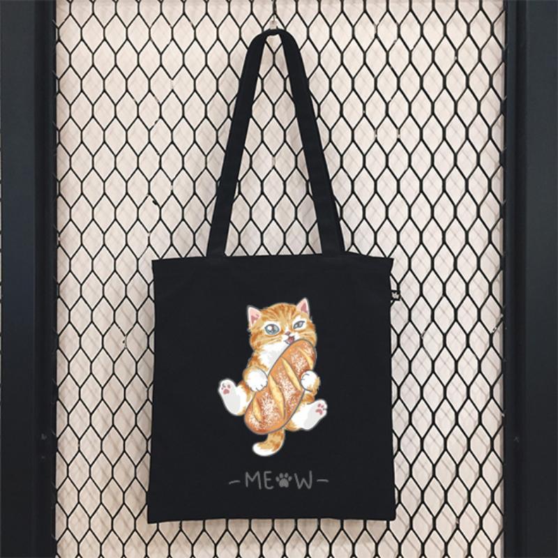 Tote Bag Cartoons Anime Bags Shopping Bag Canvas Shopper Bag Reusable Tote Bag Handbags Shoulder Bags Collapsiblet Custom Bag