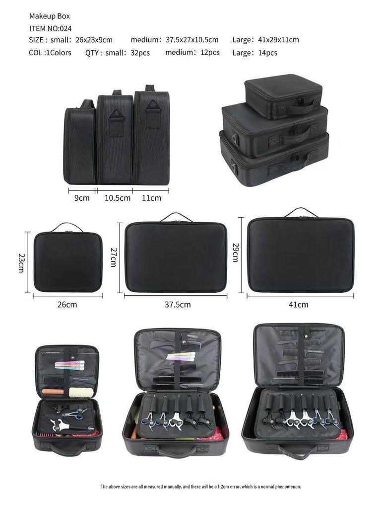 Hairdressing Tool Bag for Scissors, Combs, and Accessories - Multifunctional Storage Solution