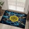 Tappeto in Velluto Cristallo Design Borussia Dortmund Accogliente Non?Tappeto Stampato Antiscivolo per Camera da Letto Soggiorno Ingresso