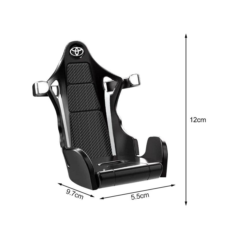 Car Phone Holder Racing Seat Design Mount Stand Suction Cup Smartphone Mobile for Toyota Corolla Prius Yaris Hilux CHR Camry Auris Camry Prius Prado