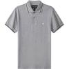 FW21 Cotton Short Sleeve Polo Shirt Men Tops Gray 8N1FB41JPTZ0627