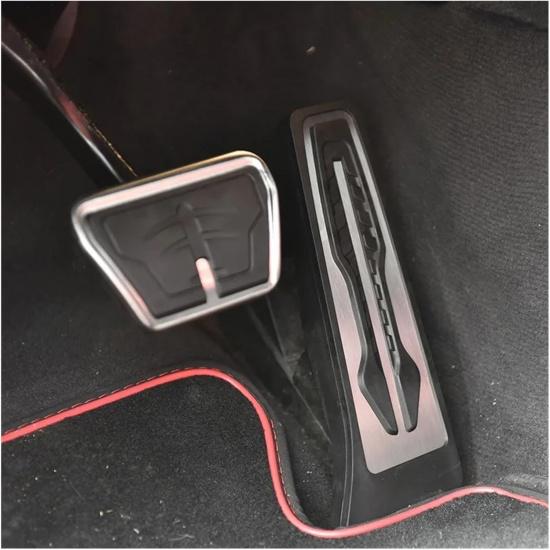 Compatible For 2011-2024 BMW 3 4 5 6 7 Series X3 X4 X5 X6 Car Accelerator Fuel Brake Pedal Foot Rest Pedals Plate Cover Non Slip Pad
