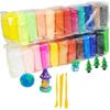 Eclet (Pack Of 24) Air Dry Clay, Colorful Children Soft Clay, Creative Art Crafts, Gifts For Kids-Multi Color. Non-Toxic