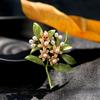 Vintage Floral Brooch Pin With Alloy Material For Wedding Gift And Souvenir