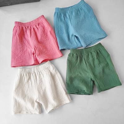 Kids Shorts Solid Color Summer Fifth Pants Soft Comfortable Children's Boy Girls Short Pants Brief Unisex