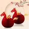 Chinese New Year Paper Lanterns Decorations  Lunar Horse Year Honeycomb Ornament Spring Festival Housewarming Tet Decor