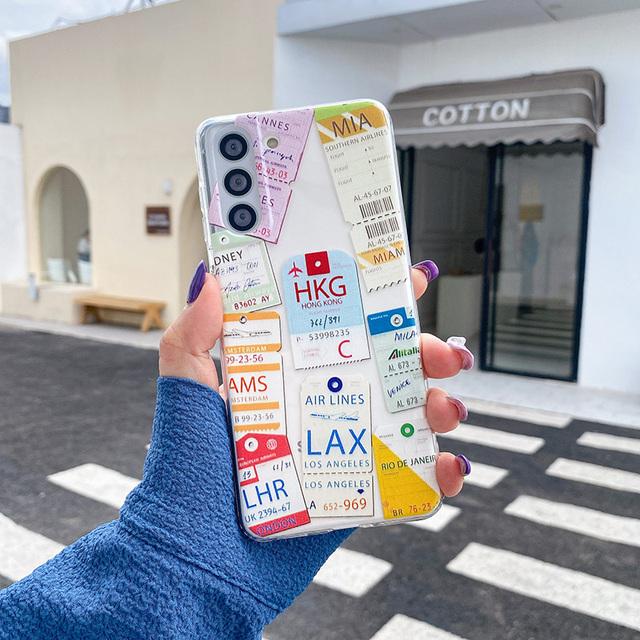 

Забавный чехол для телефона с оригинальной этикеткой для Samsung Galaxy S22 Ultra S21 Plus S20 Fe S10 Note 20 A32 A52 A72 5g, мягкий чехол из ТПУ For Galaxy S20 Ultra