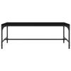819387 vidaXL Coffee Table Black 100x50x35 Cm Engineered Wood