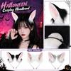 Plush Animal Ear Headband for Halloween Costume Party