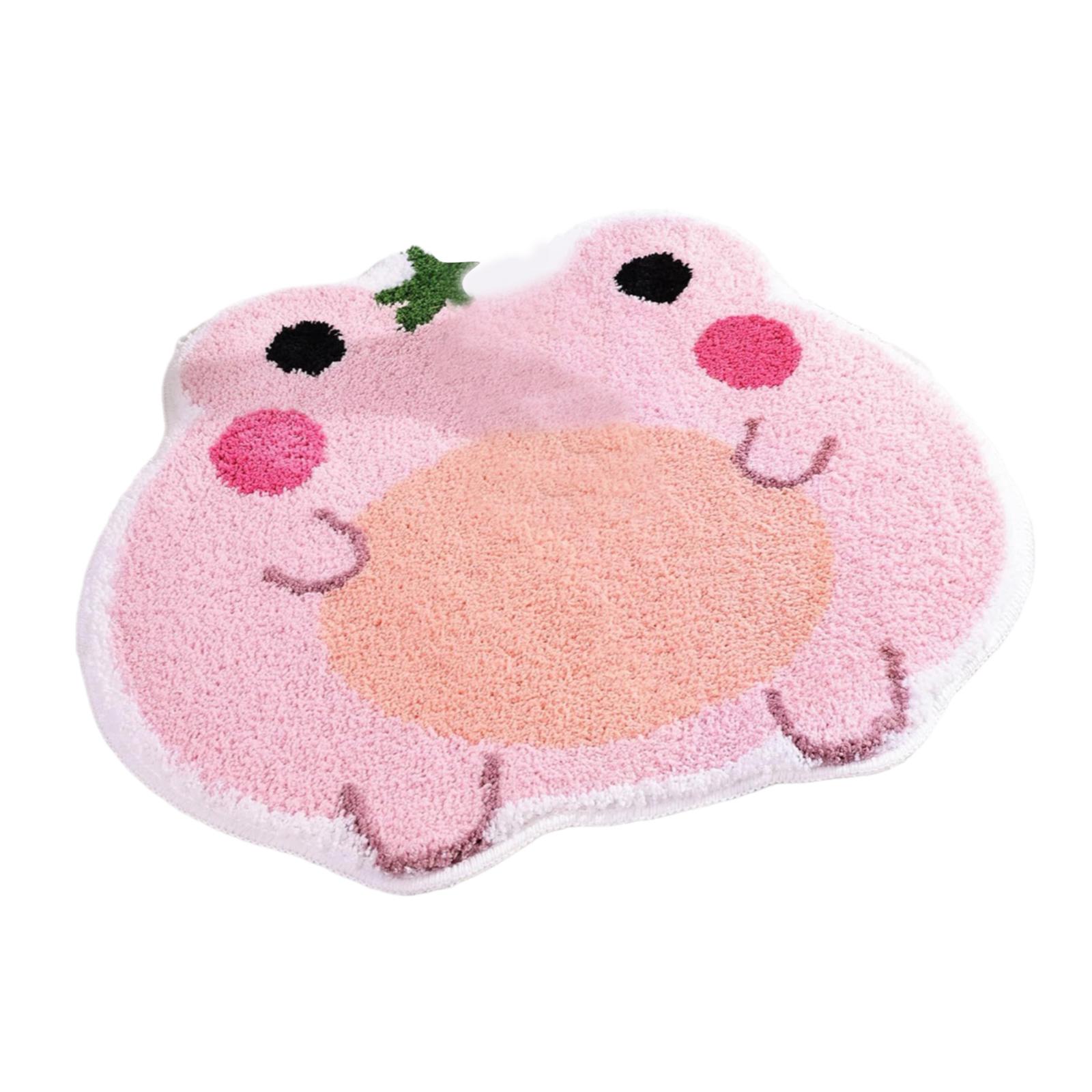 

Коврик для ванной Коврик для душа Коврик для ванной в форме мультяшной лягушки с сильным водопоглощением и быстрой сушкой для безопасности детей 1