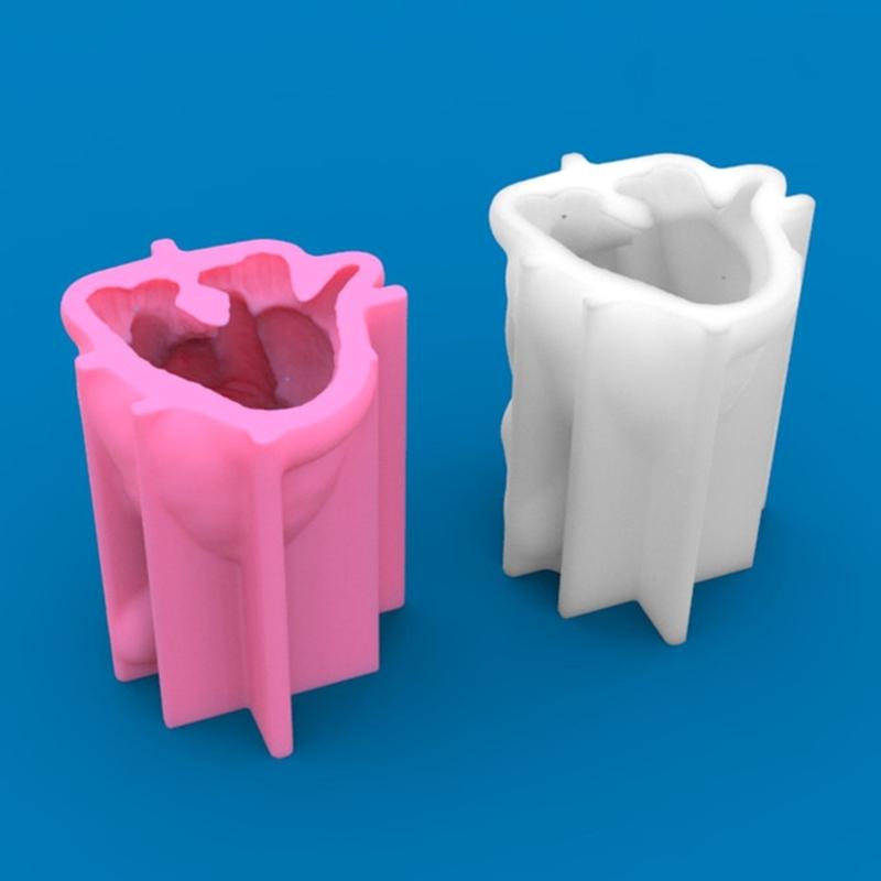 Decor Pisici Mari 3D Formă Lumânare Săpun DIY Lumânare Rășină Epoxidică Formă Lumânări Handmade Aromă Ceară Forme Săpun pentru Decor