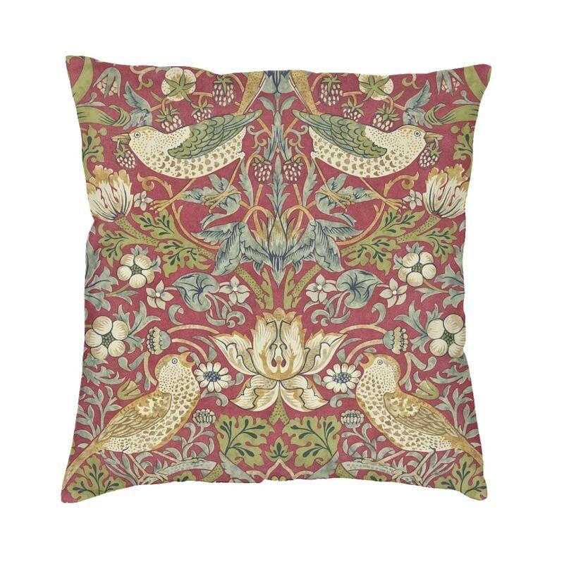 

Розкішна наволочка Fox and Hares by William Morris 45x45 см, оксамитова наволочка з квітковим візерунком для автомобільної наволочки 40x40cm 16x16in