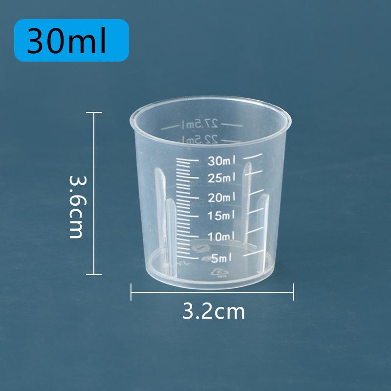 Plastic Packaging Measuring Tool Cup, Transparent Beaker Measuring Cup One Size