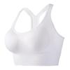 "Seamless Wire-Free Sports Bra: Perfect for Leisure, Fitness, Yoga, Running, with Anti-Shock Cushioning and Stylish Hollow Back Design"