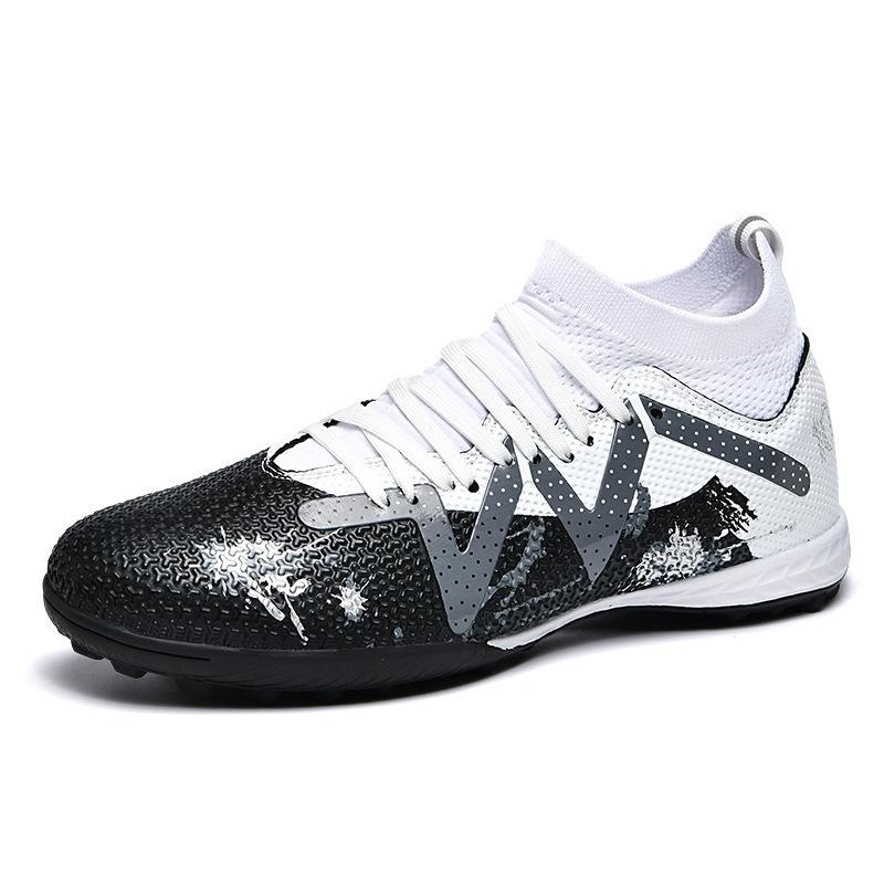 Training Students Football Shoes Men'S High-Top Youth World Cup Competition Beef Tendon Sole Sports Shoes