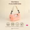 1 Pezzo Zaino Piccolo per Animali Domestici Borsa Trasportino Criceto Cilindro Portatile Borsa a Tracolla Scoiattolo Volante Viaggio Rete Traspirante Tasca Articoli per Animali Domestici