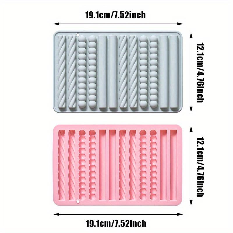 

12-гнездные силиконовые формы для шоколада, 2 шт. в упаковке, многоразовые, с антипригарным покрытием, для кренделей, сыра, жевательных мелков, для украшения кексов, инструменты для выпечки, безопасные для пищевых продуктов 2pcs
