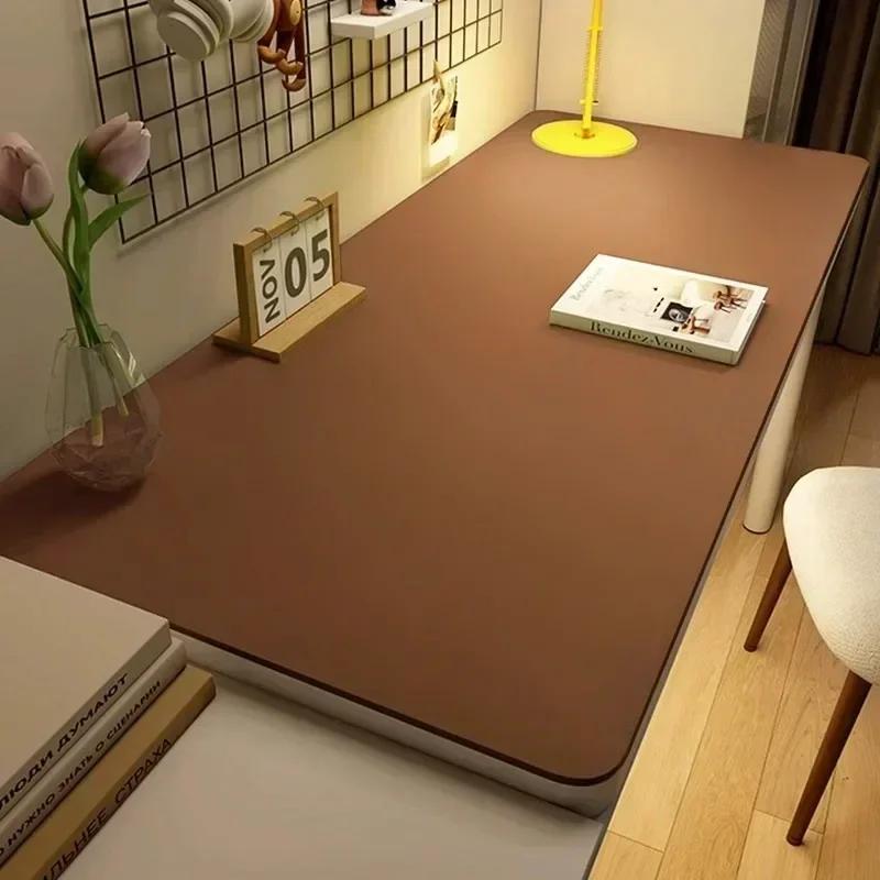 Leder Tischdecke für Zuhause Leicht zu reinigender Tischschoner Wasserdichter Untersetzer Große Schreibtischunterlage Rutschfest Gamer Tastatur Mauspad