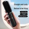 Portable Wireless Straightening Comb with Dual Batteries and Ion Technology - For Hair-Friendly Curling and Frizz Control