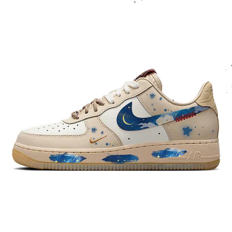 

Nike Air Force 1 Slip Resistant, Abrasion Resistant, Lightweight Low top Skateboard Shoes Women s Brown Blue HV5990-172(Team56-) 36.5